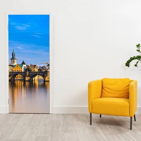 Fotótapéta ajtóra - Károly híd (95x205cm)