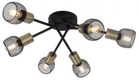 Globo 54028-6S - Csillár FIASTRA 6xE14/40W/230V