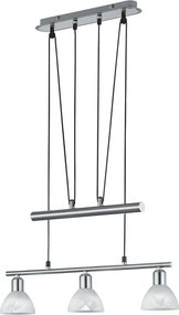 TRIO 371010307 LEVISTO Többágú Függesztett Lámpa Ezüst E14 IP20