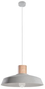 Sollux SL.0282 - CsillĂĄr zsinĂłron AFRA 1xE27/60W/230V szĂŒrke/natĂșr fa