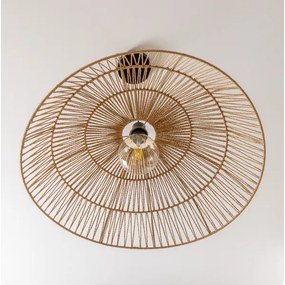 Brilagi - CERIA BOHO LED zsinóros függeszték, 1xE27/40W/230V, átm. 70 cm, barna