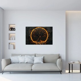 Kép – Életfa lávában II. (90x60 cm)