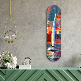 Sailing üvegkép, 20×80 cm