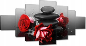 Vászonkép 200x100 Vörös rózsák Spa
