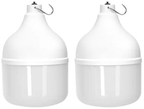 Aigostar - LED Napelemes csillár érzékelővel 2xLED/70W/12V 12000 mAh 6500K átm. 12 cm