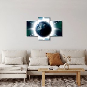 Egy besugárzott bolygó képe (90x60 cm)