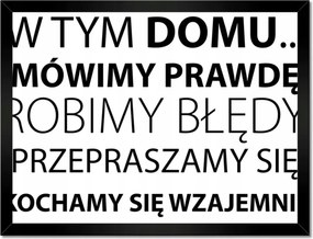 Poszterek keretben 40x30 Motivációs szöveg