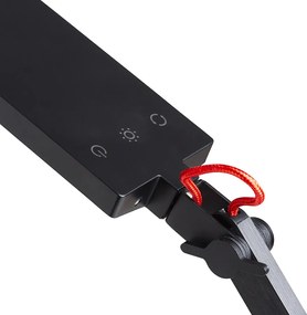 RENDL NORMA DIMM stolní černá/červená 230V LED 10W 100° 3000K 4000K 6500K
