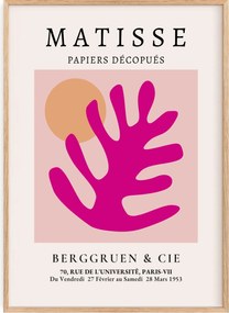 Poszter 50x70 Henri Matisse Papiers Découpés Lila kör alakú forma