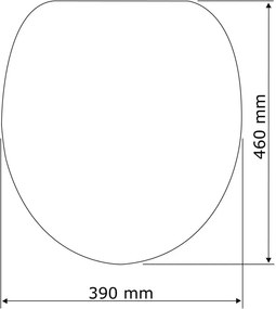 Bora Bora WC-ülőke, 46 x 39 cm - Wenko