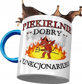 Kék Bögre Rendőrnek Pokoli Nyomtatott Fotóval