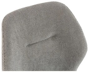 Világosszürke kárpitozott étkezőszék szett 4 db-os Ansu – Marckeric