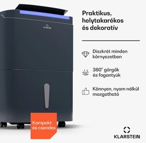 Klarstein DryFy Connect 40 Smart, Párátlanító, WiFi, Kompresszor, 40l/d, 35-45 m²