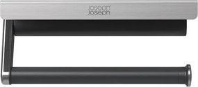 Ezüstszínű fali műanyag papírtörlő tartó RollGrip – Joseph Joseph
