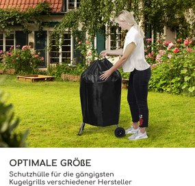 Blumfeldt Grillguard, védőfedél kerek grillekhez, Ø 70 cm-ig, UV-álló, fogantyú