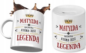 Matildának Bögre Ajándék persely szett fényképes nyomtatással