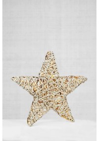 Natúr színű kültéri fénydekoráció karácsonyi mintával ø 50 cm Sofus – Markslöjd