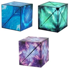 Újdonság Mágneses Varázskocka Magic Cube Fejlesztő Játék Most 2 az 1 ben, a Végtelen Űr témában