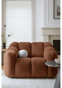 Terrakotta színű fotel Shell – Miuform