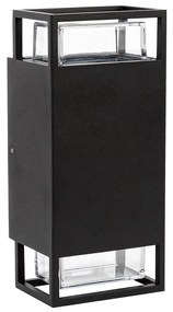 Prezent 28211A - Kültéri fali lámpa EVENTO 2xGU10/35W/230V IP54 fekete