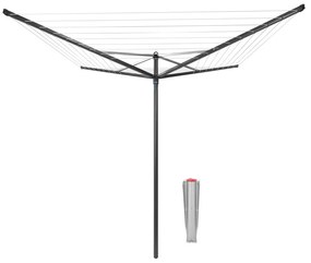 Antracitszürke kerti ruhaszárító 50 m Topspinner – Brabantia