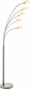 Endon modern LED állólámpa jaspa fehér szatén nikkel end76568