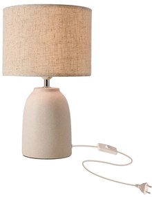 Asztali lámpa textil búrával (magasság 39 cm) Tafla – Candellux Lighting