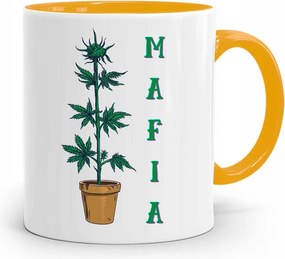 Dohányosoknak 420 Cbd Bögre Sárga Ajándék fényképes nyomtatással