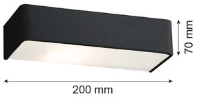 Argon 3079 - Fali lámpa RODAN 1xE27/15W/230V