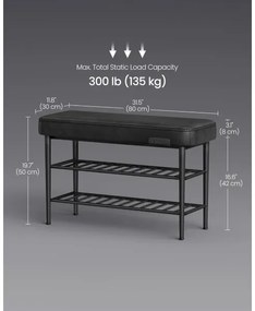 ANDOR cipőtartó fekete