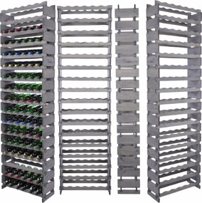 Bortartó állvány moduláris palacktartó állvány 17x6 építs, mint az impregnáló kockák