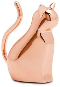 Anigram gyűrűtartó cica rosé arany
