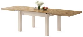 Mazzoni ROYAL Artisan Tölgy/Bézs (Pezsgő) - 270 cm-es NYITHATÓ ASZTAL!
