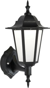 ENDON 78617 EVESHAM Klasszikus Kültéri Fali Lámpa Matt Fekete LED IP44