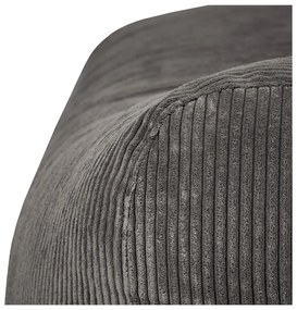 Mustársárga kordbársony babzsákfotel Snug Long 140 – SLOWDOWN