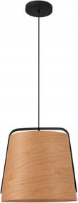 Faro Stood függeszték, fekete és cseresznyefa, 2m kábel, E27, 15W