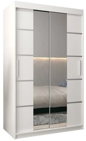 VETRONA 3 ruhásszekrény, 120x200x62, fehér