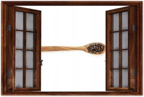 Poszterek 90x60 Természetes kávé szemes