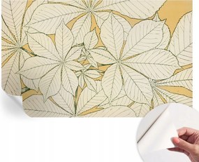 Fotótapéta Öntapadós Design Divatos Gesztenye levelek 416x254 cm