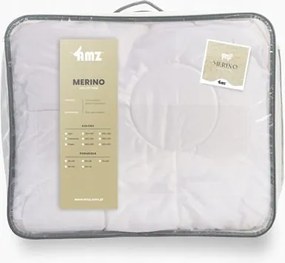 Gyapjú paplan Egész Évben 200x200 Merino fehér