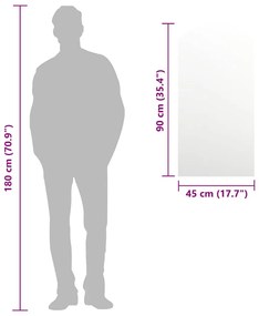 üvegtükör 90 x 45 cm