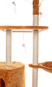 Kaparófa macskáknak Hawaj 138 cm | vörös