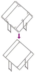 fekete hidegen hengerelt acél tűzifatároló 100x25x100 cm