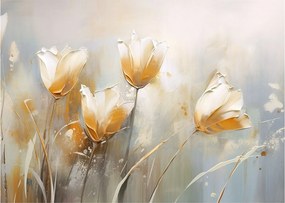 Üveg kép - Tulipánok festése (70x50 cm)