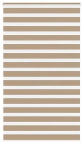 zebrafüggönnyel homokbarna szövetszélesség 130,9 cm poliészter