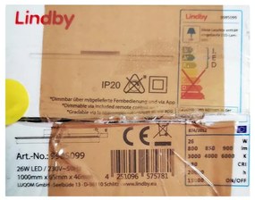 Lindby - IBBE LED/26W/230V Wi-Fi Tuya dimmelhető mennyezeti lámpa