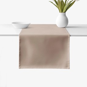 Goldea pamut asztali futó - kávébarna 20x140 cm