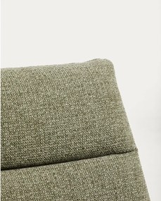 Zöld zsenília fotel Asen – Kave Home