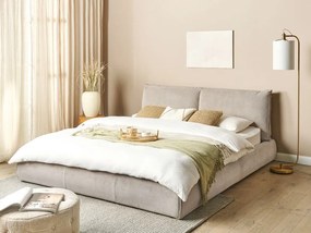Franciaágy 180 cm Vetiver (szürkésbézs)  (ágyráccsal). 1076468
