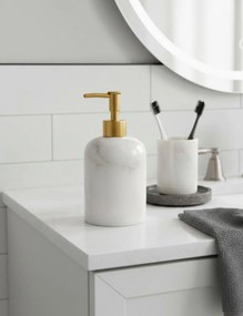 Bianco - White, Matte Gold